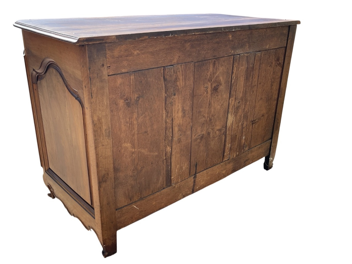 18th Century - Louis XV Period Walnut Chest Of Drawers From Lyon-photo-8