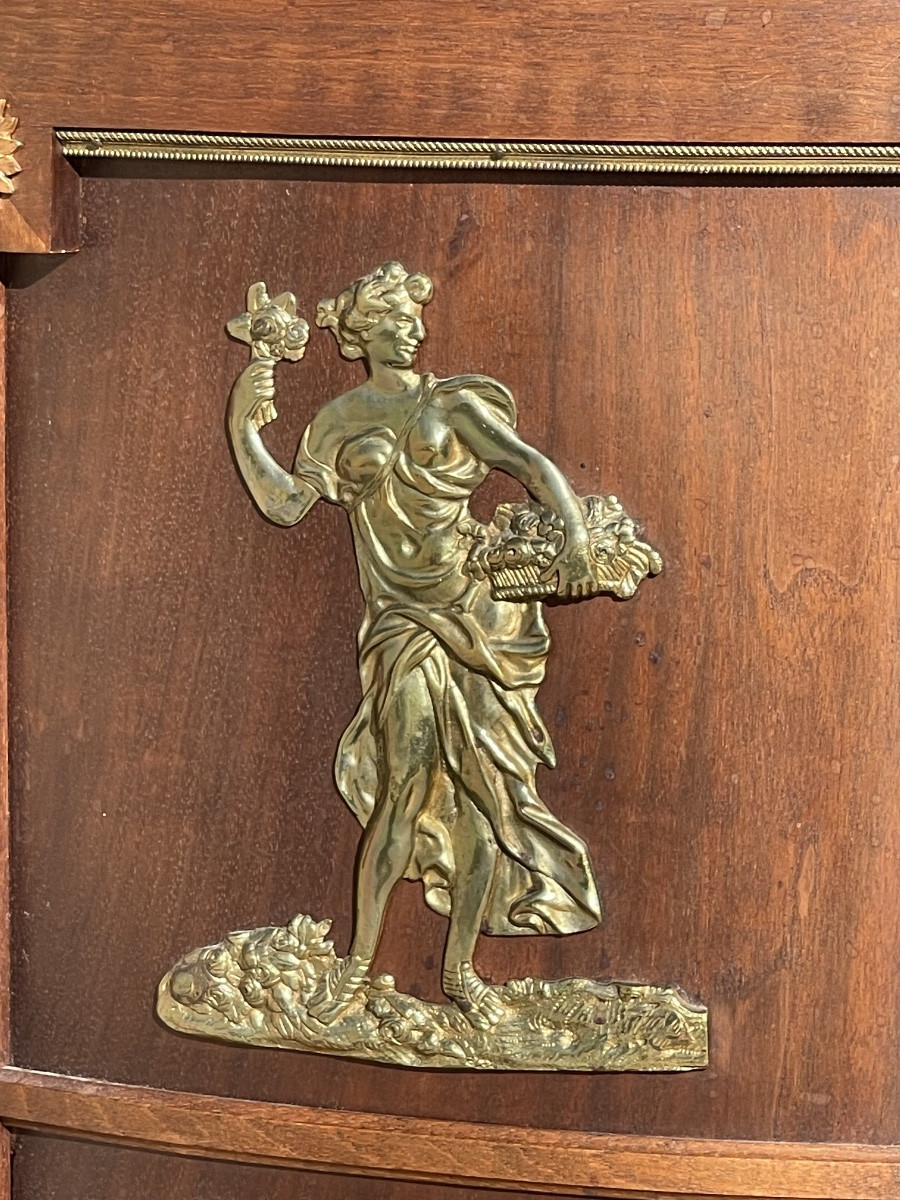 Louis XVI Style Corner Cabinet, The 4 Seasons-photo-3