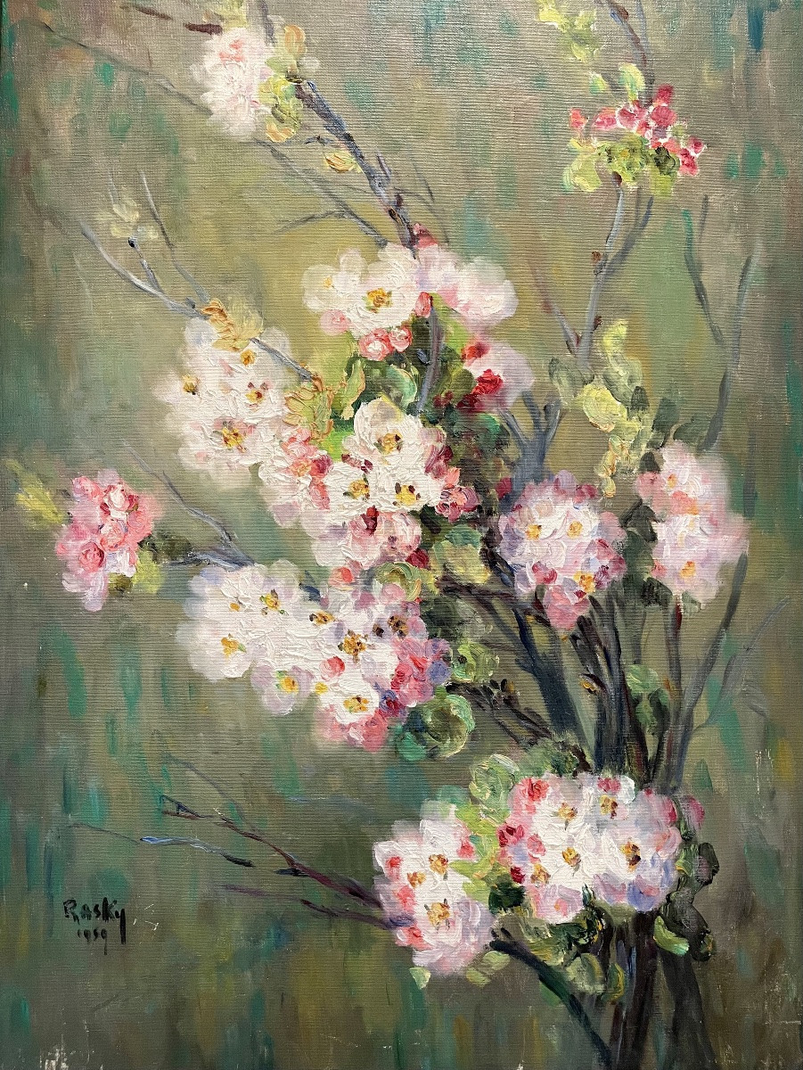 Marie-madeleine De Rasky - Cherry Blossom Branch-photo-2