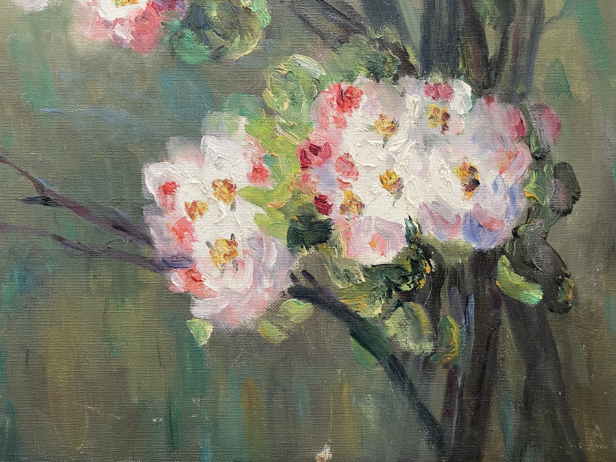 Marie-madeleine De Rasky - Cherry Blossom Branch-photo-1