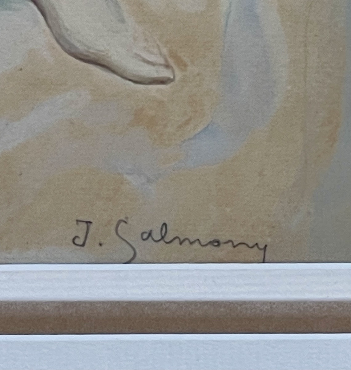 J. Salmony - Young Naked Woman And Rose Bush -photo-2