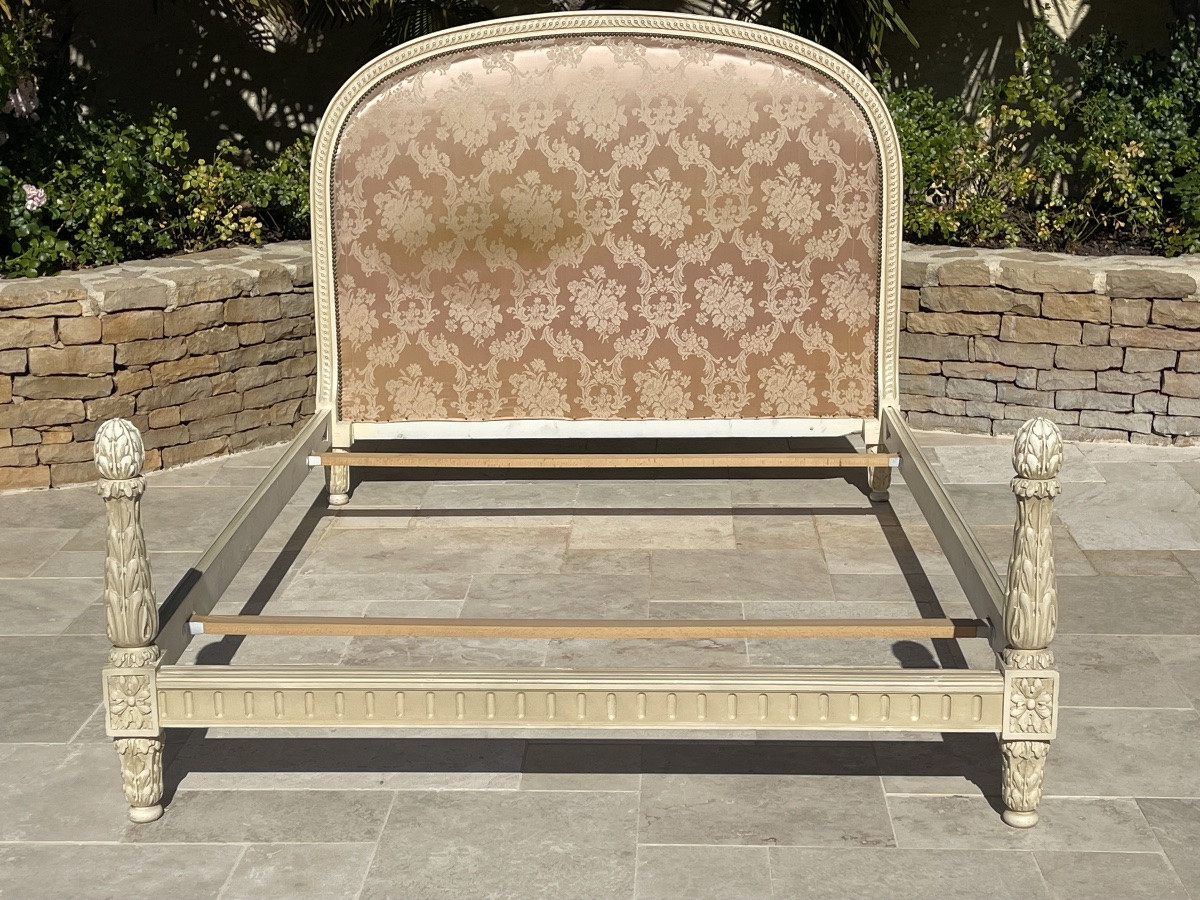 Lit laqué Style Louis XVI -photo-1