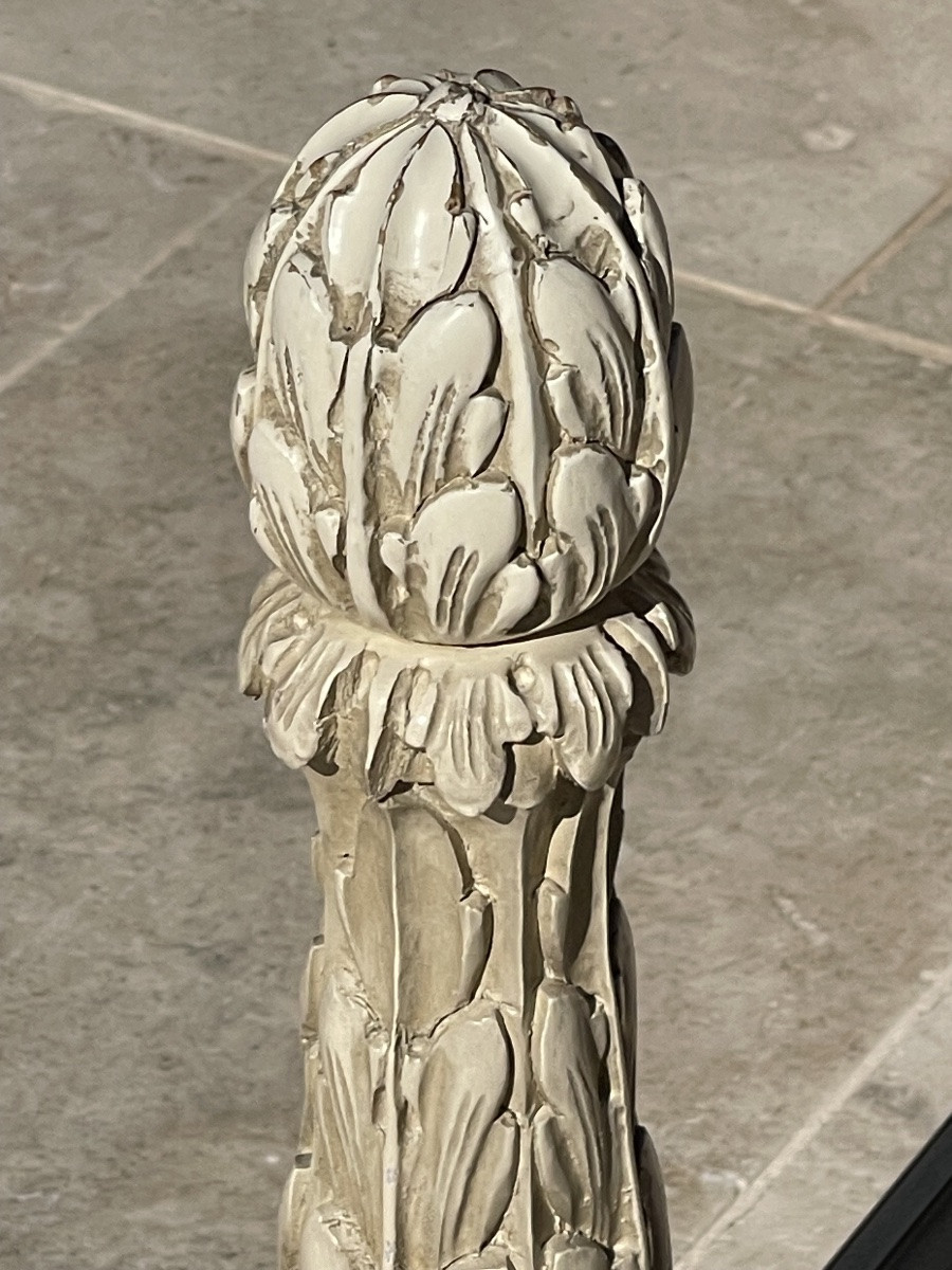 Lit laqué Style Louis XVI -photo-4