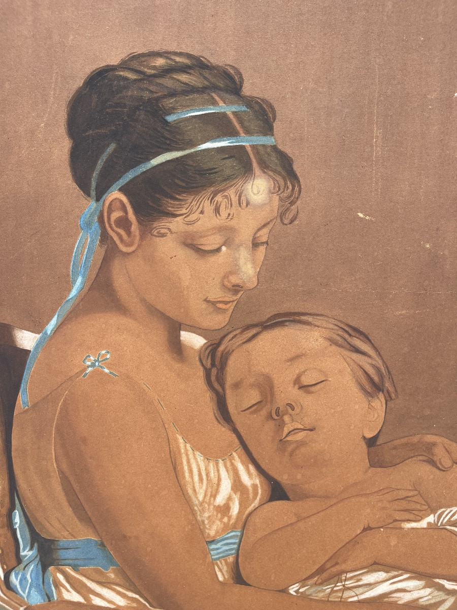 L. Dégardin - The Mother And Child-photo-3