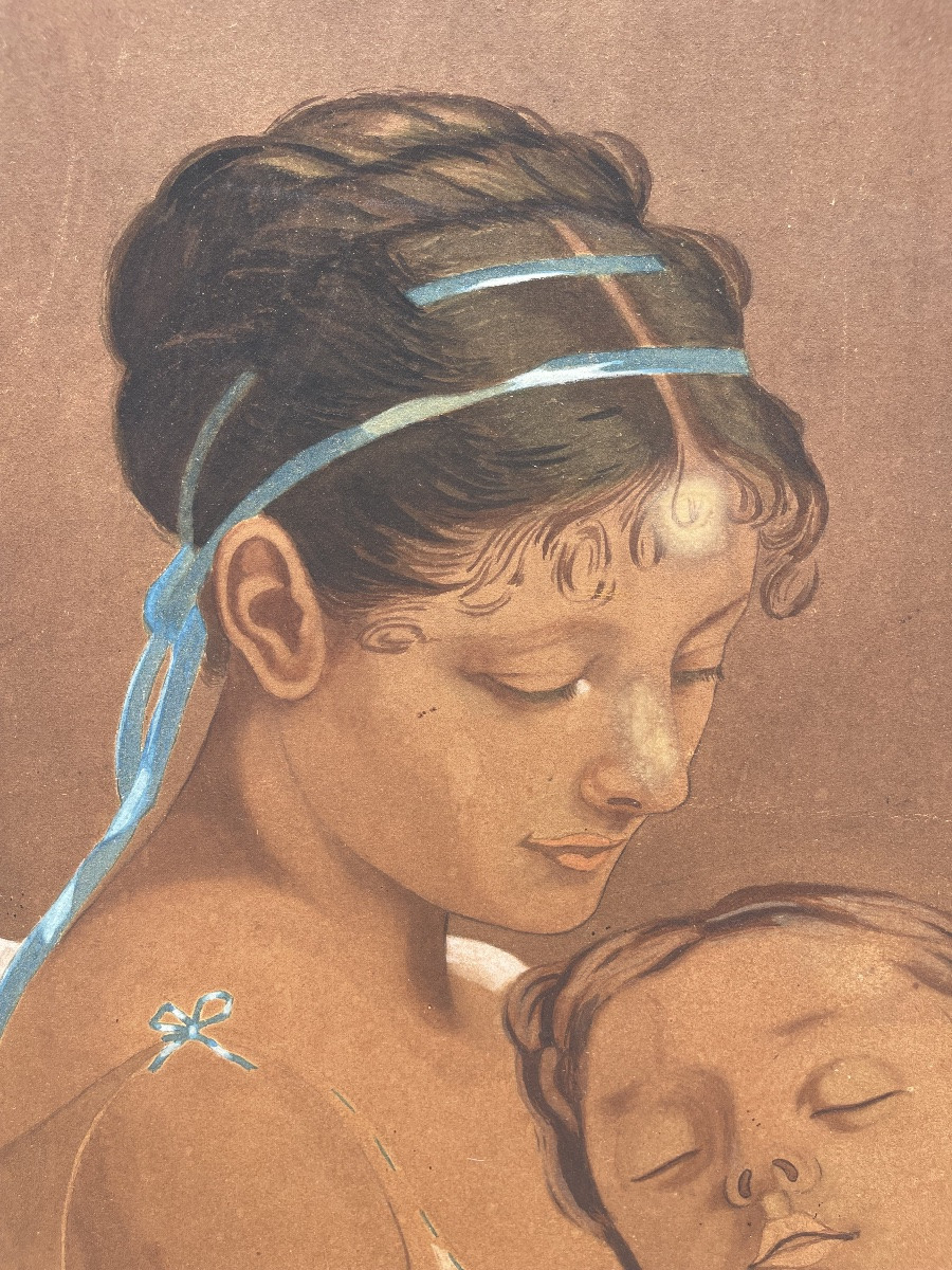 L. Dégardin - The Mother And Child-photo-4