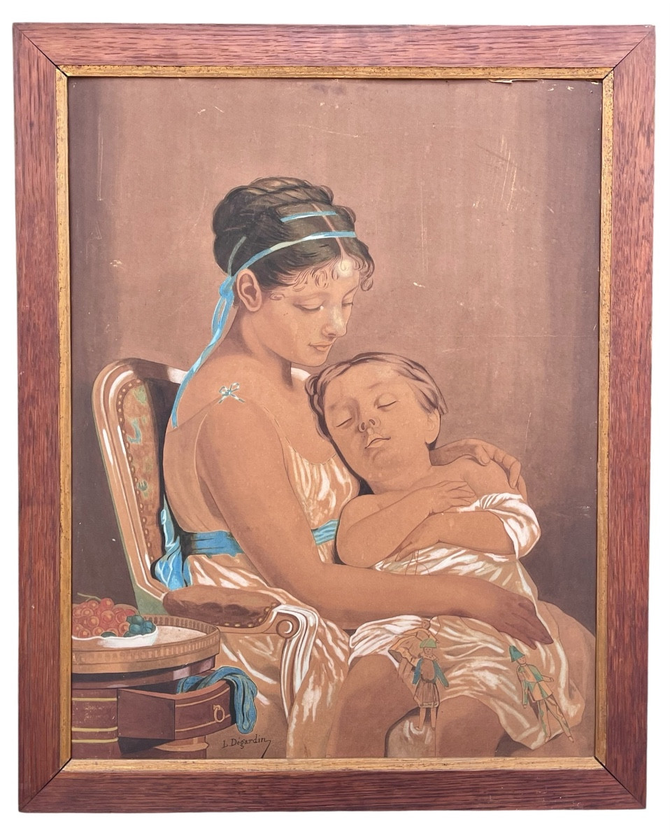 L. Dégardin - The Mother And Child