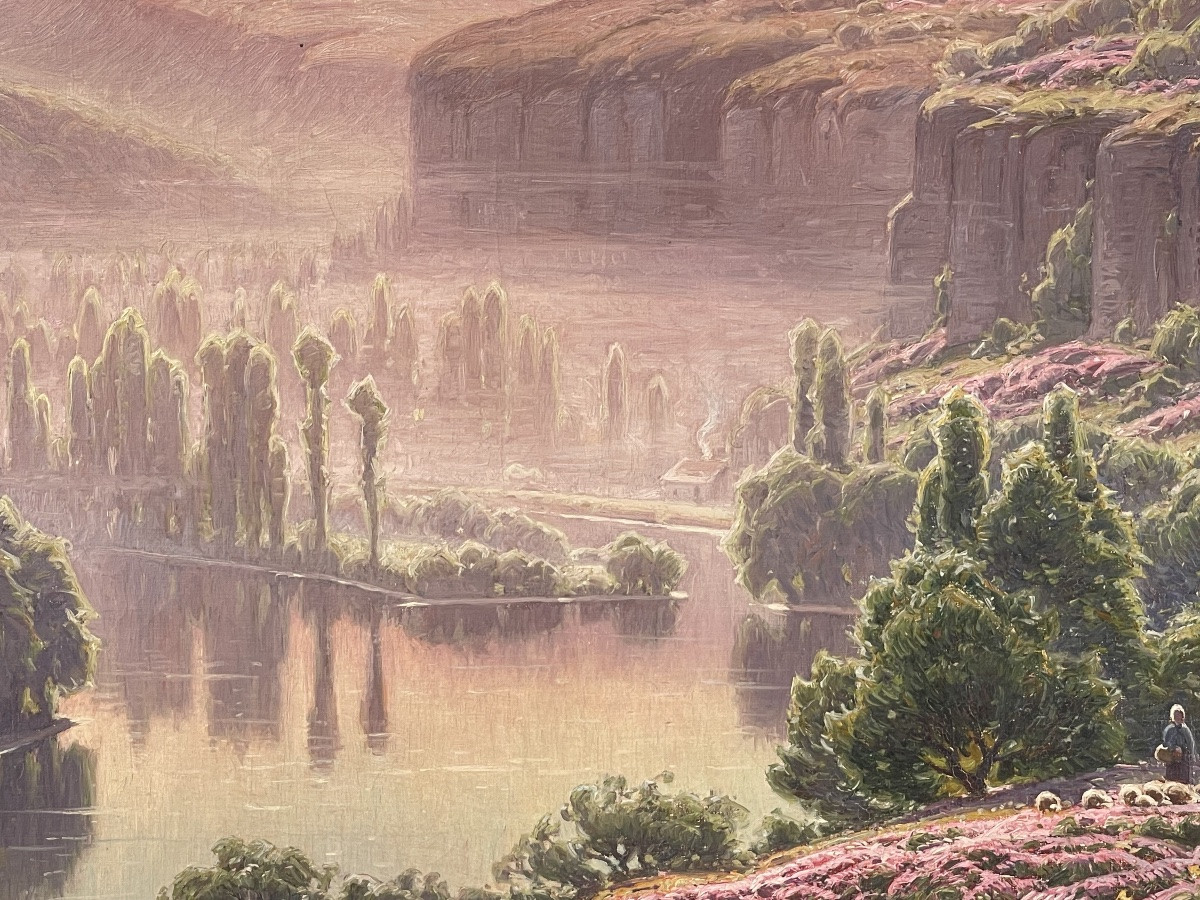 William Didier-pouget - Morning Mists, Heathers In Bloom - Dordogne Valley-photo-3