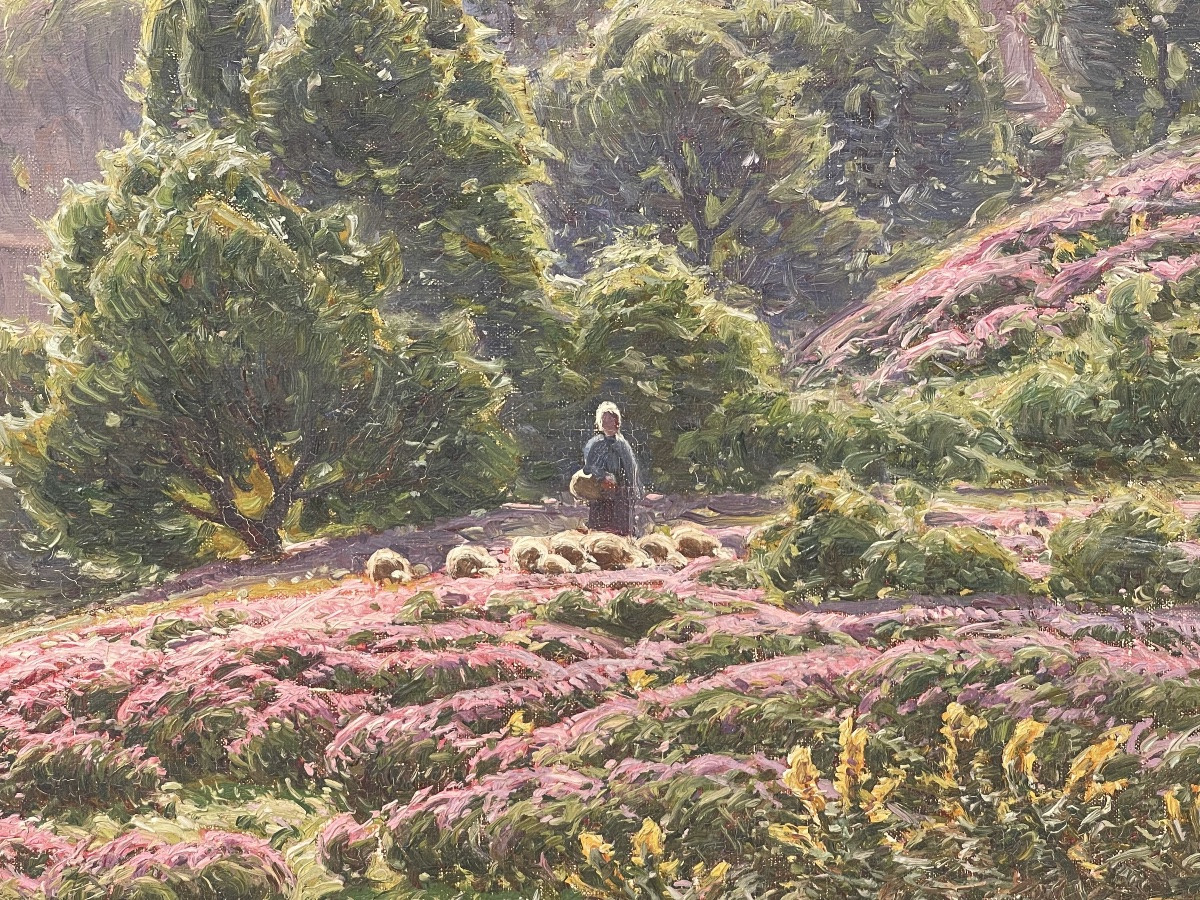 William Didier-pouget - Morning Mists, Heathers In Bloom - Dordogne Valley-photo-2
