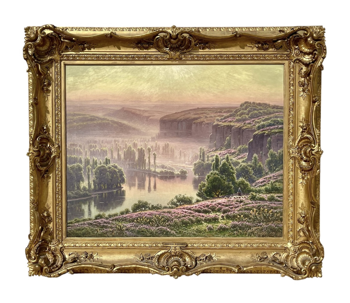 William Didier-pouget - Morning Mists, Heathers In Bloom - Dordogne Valley