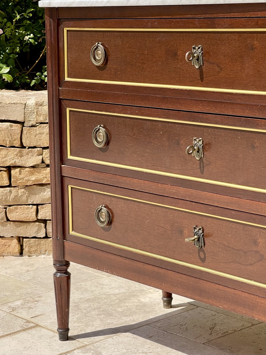 Commode en Acajou Style Louis XVI-photo-1