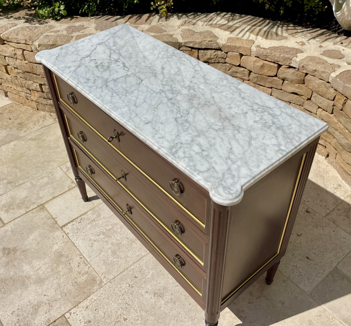 Commode en Acajou Style Louis XVI-photo-3