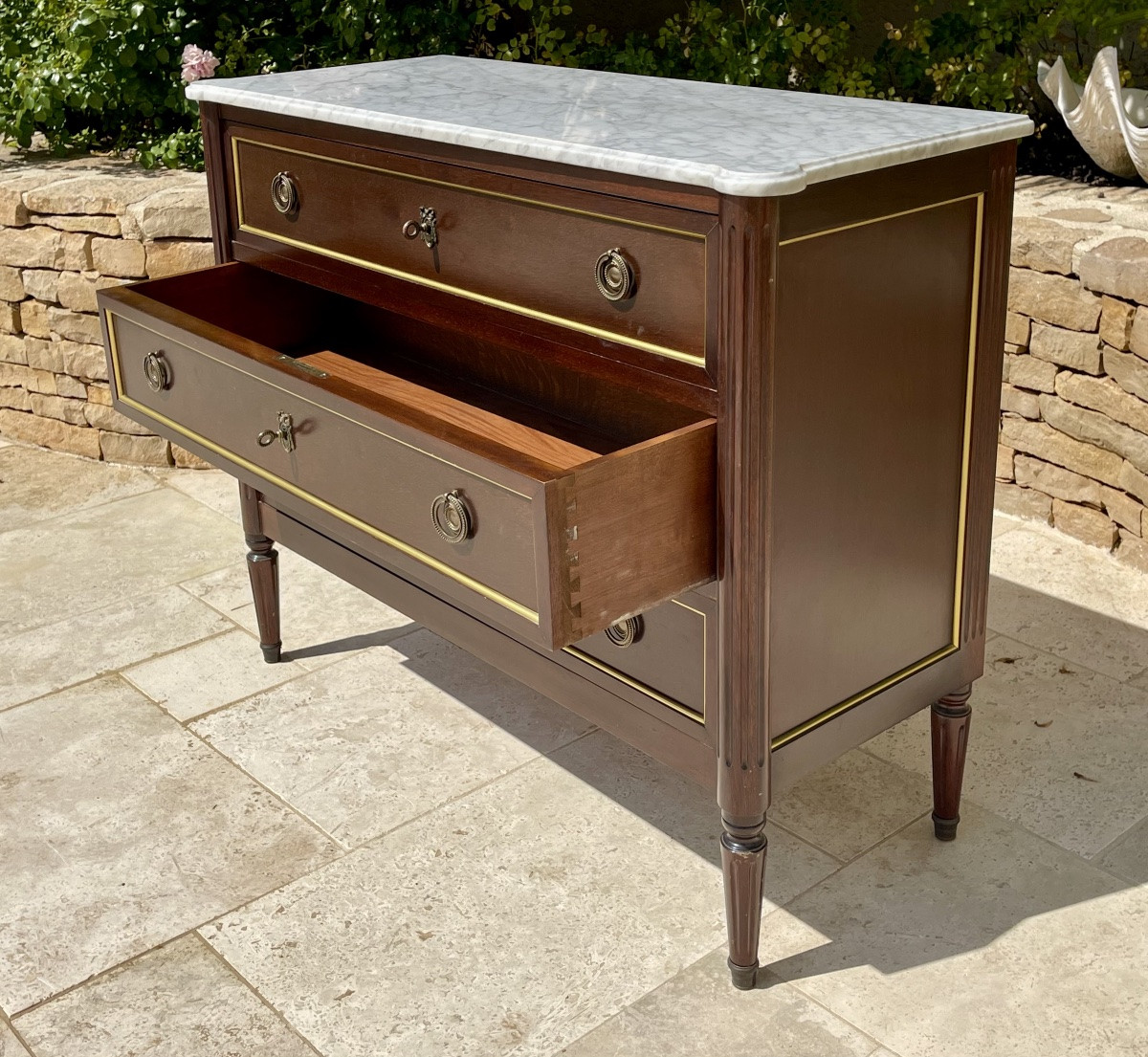 Commode en Acajou Style Louis XVI-photo-5
