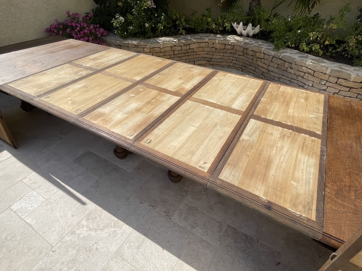 Bellanger - Rare Dining Room Table, Open Length 10m10-photo-5