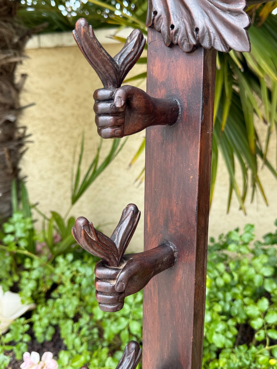 Porte-cannes / Porte-épées en Acajou-photo-3