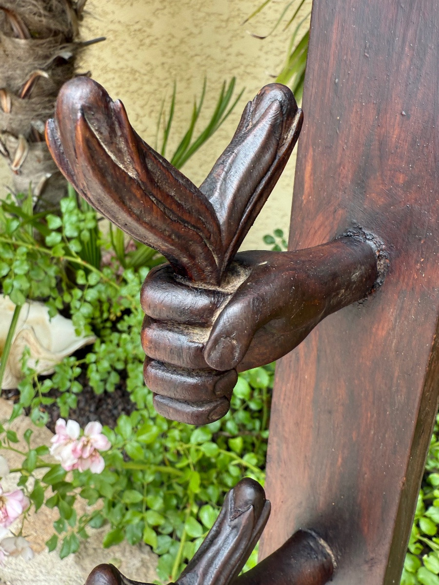 Porte-cannes / Porte-épées en Acajou-photo-4