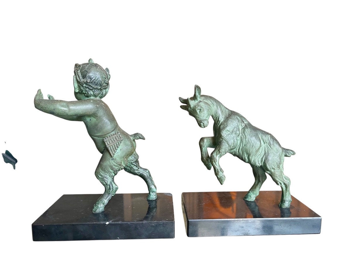 émile Joseph Carlier - Pair Of Bookends -photo-5