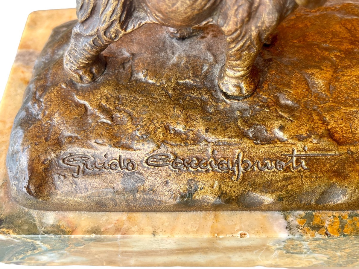 Guido CACCIAPUOTI - Bronze, La Marche des Éléphants -photo-1