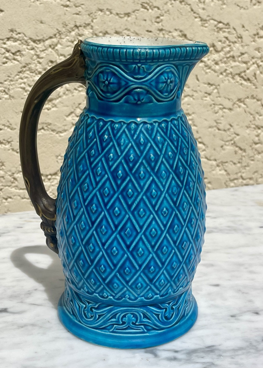 Pichet / Breau à eau  en Majolique de Royal Worcester-photo-3