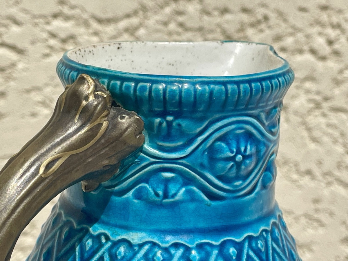 Pichet / Breau à eau  en Majolique de Royal Worcester-photo-1
