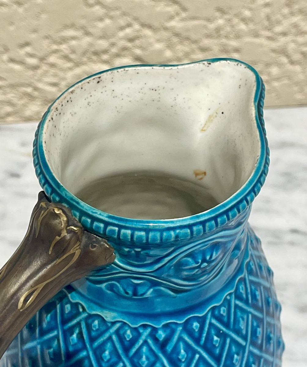 Pichet / Breau à eau  en Majolique de Royal Worcester-photo-2