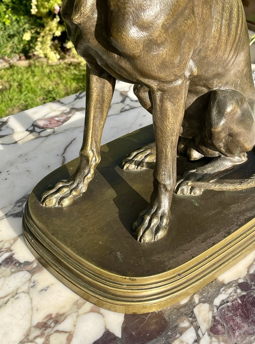 Ferdinand Pautrot - Bronze, Hunting Dog-photo-1