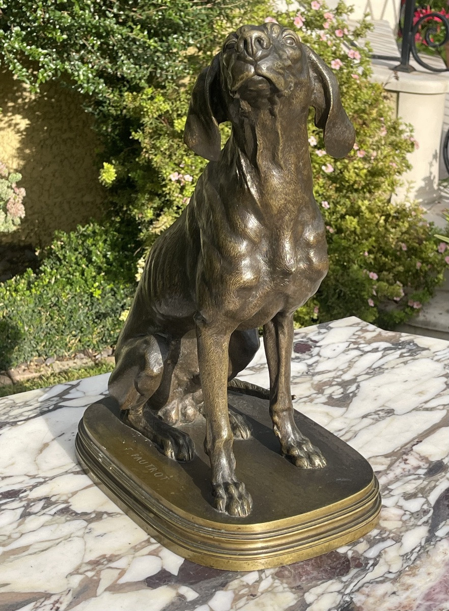 Ferdinand Pautrot - Bronze, Hunting Dog-photo-5