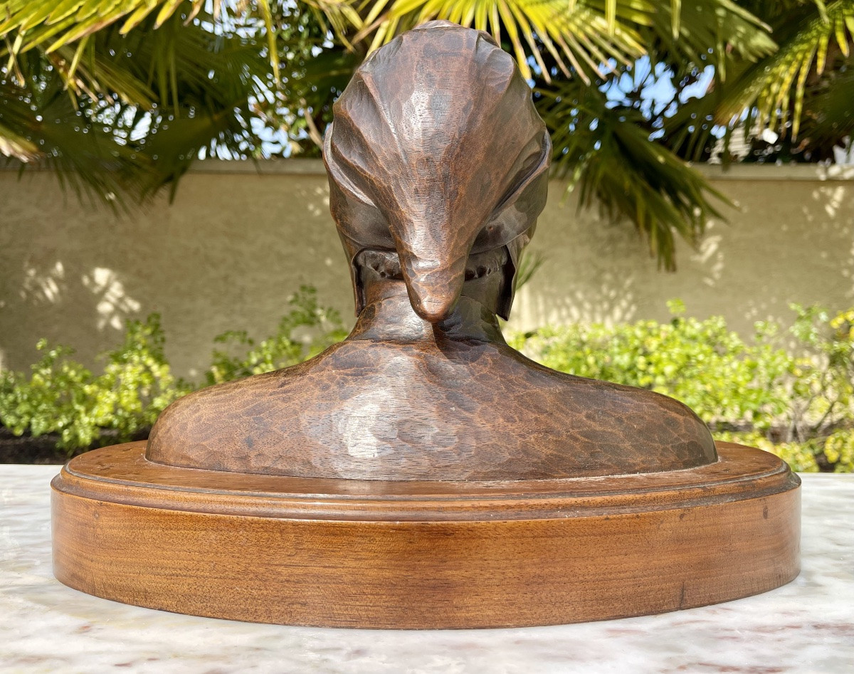 J. CHARTRON - Buste de Dante -photo-3