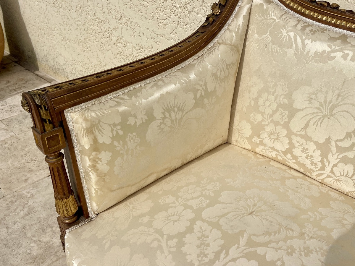 Salon en Noyer Style Louis XVI-photo-1
