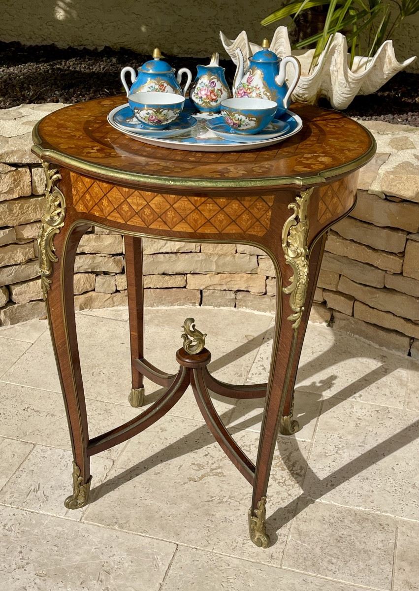 LIMOGES - Service à Thé/Café en porcelaine-photo-2