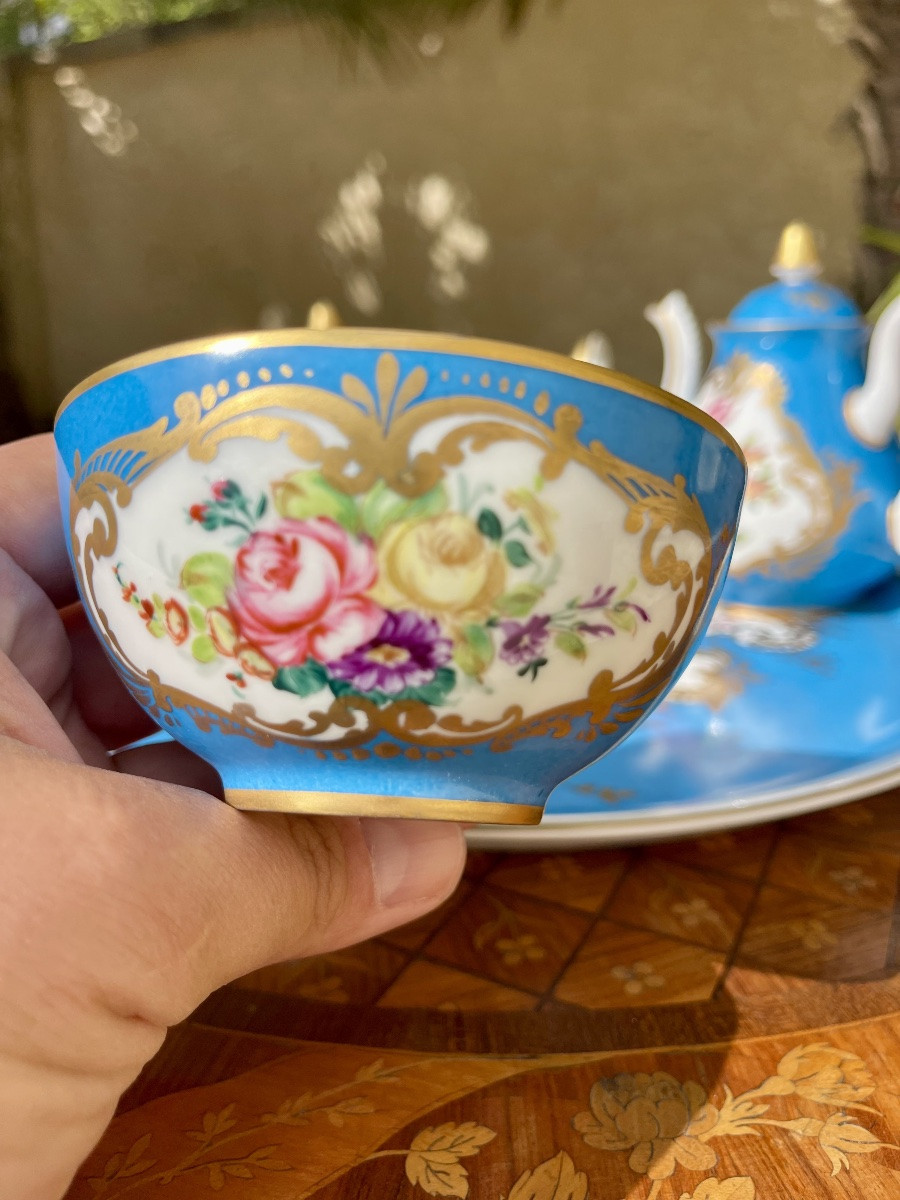 LIMOGES - Service à Thé/Café en porcelaine-photo-3