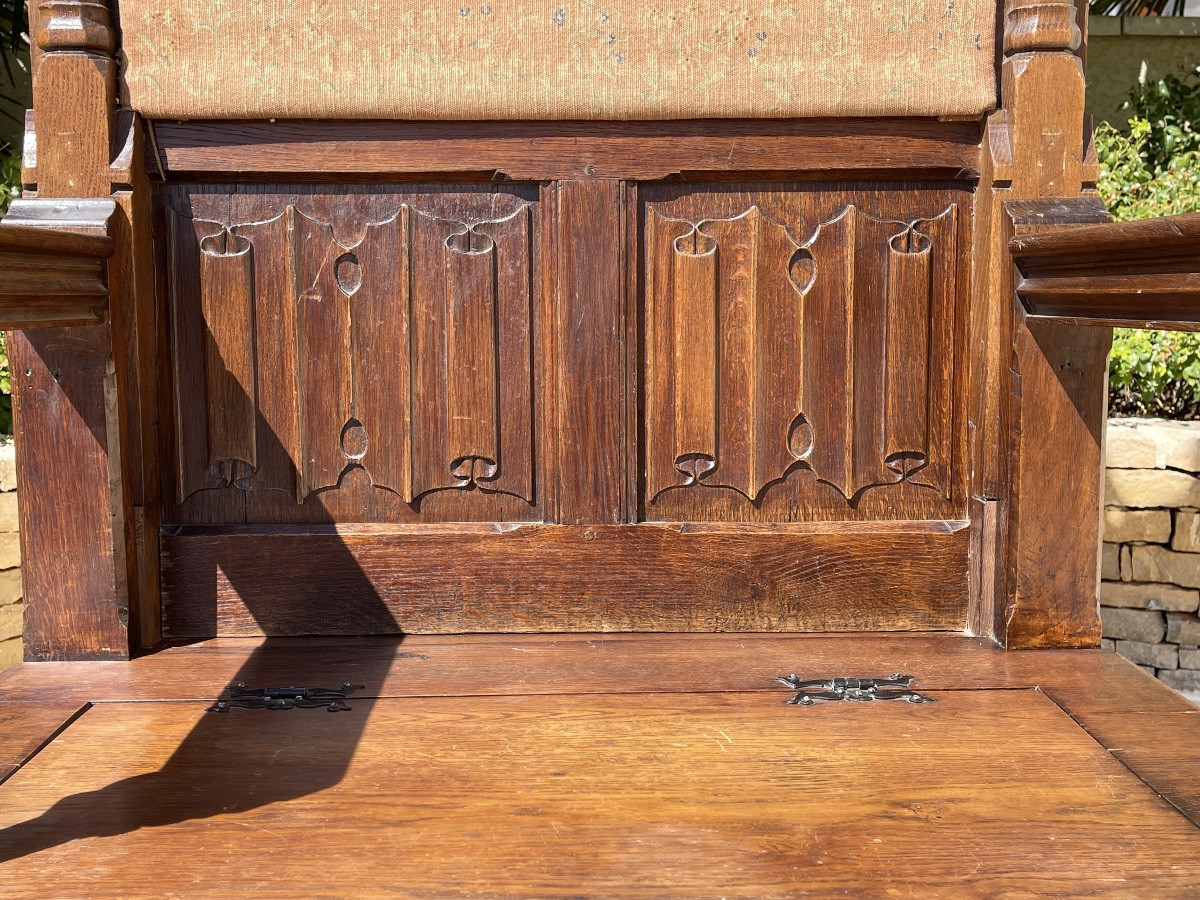 Gothic Style Throne Chair / Cathedral Chair-photo-2