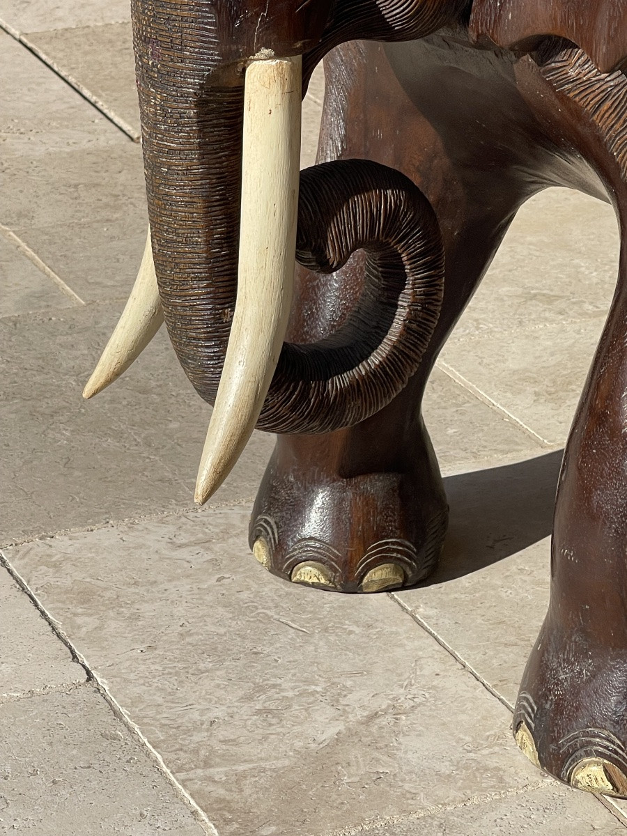 Paire de Fauteuils Éléphants-photo-1