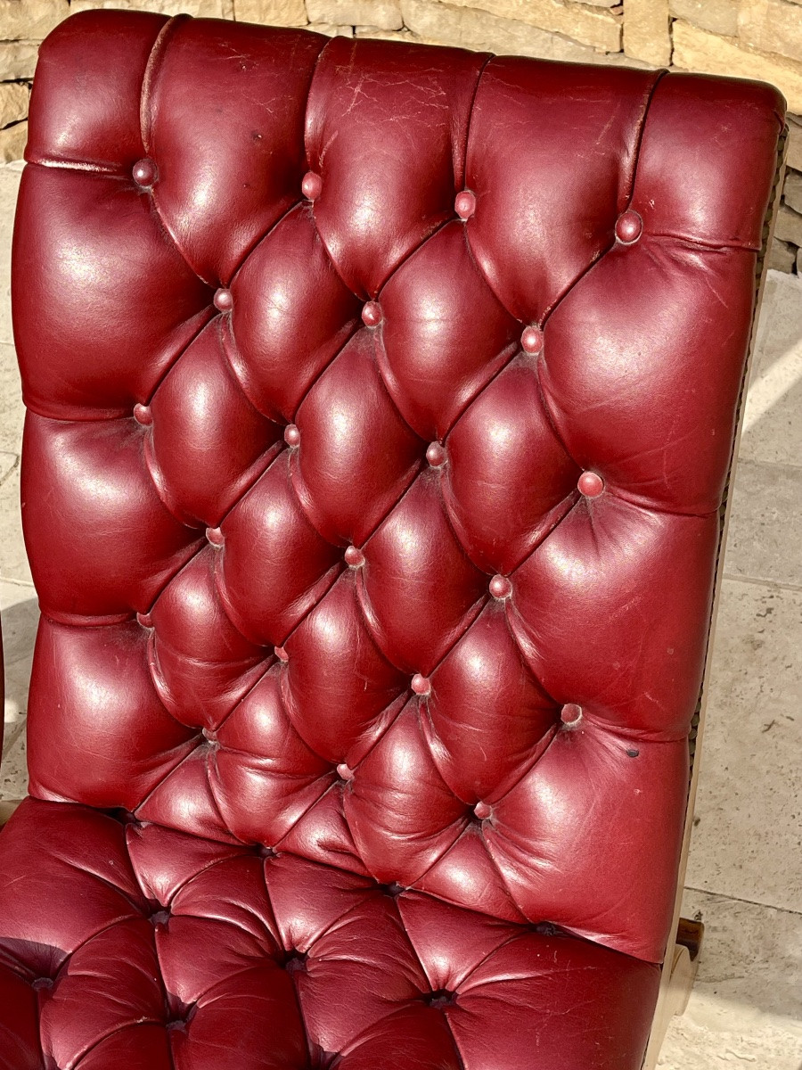 VALENTI - Paire de Chaises Pantoufles -photo-3