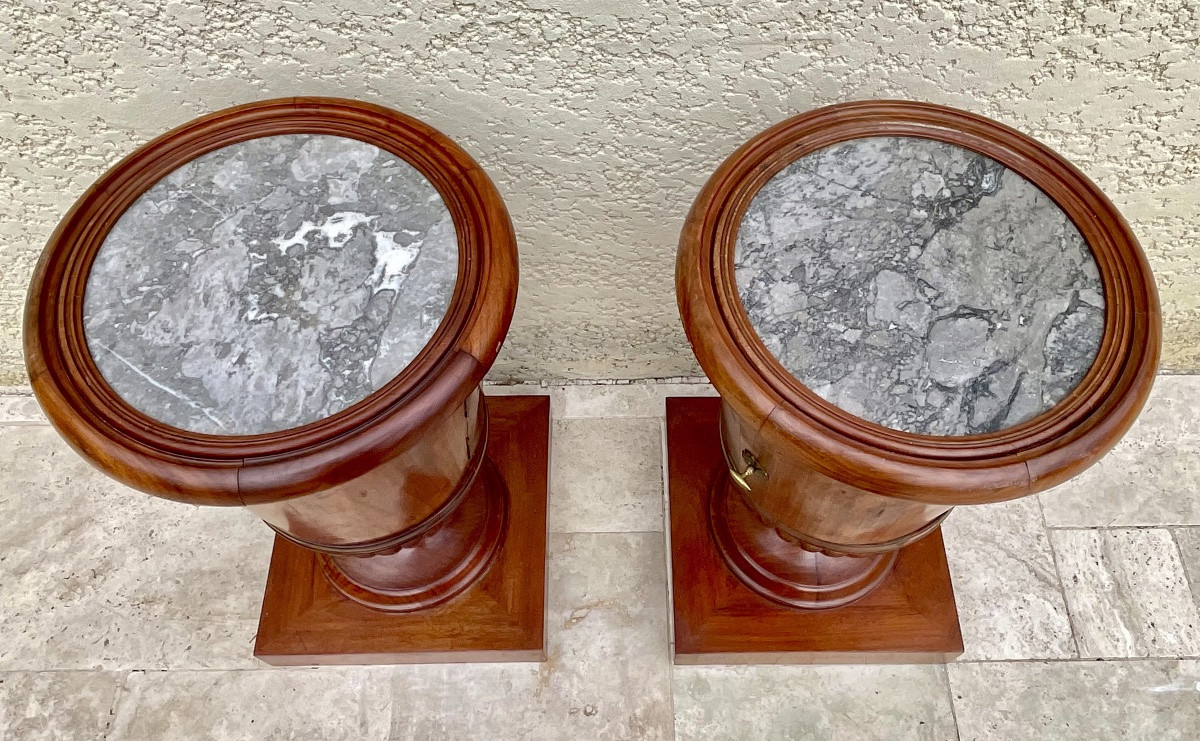 Paire de chevets Style Empire-photo-3