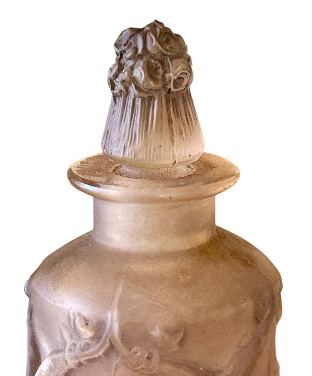 LALIQUE - Flacon Pan ou 4 Têtes de Faunes -photo-2