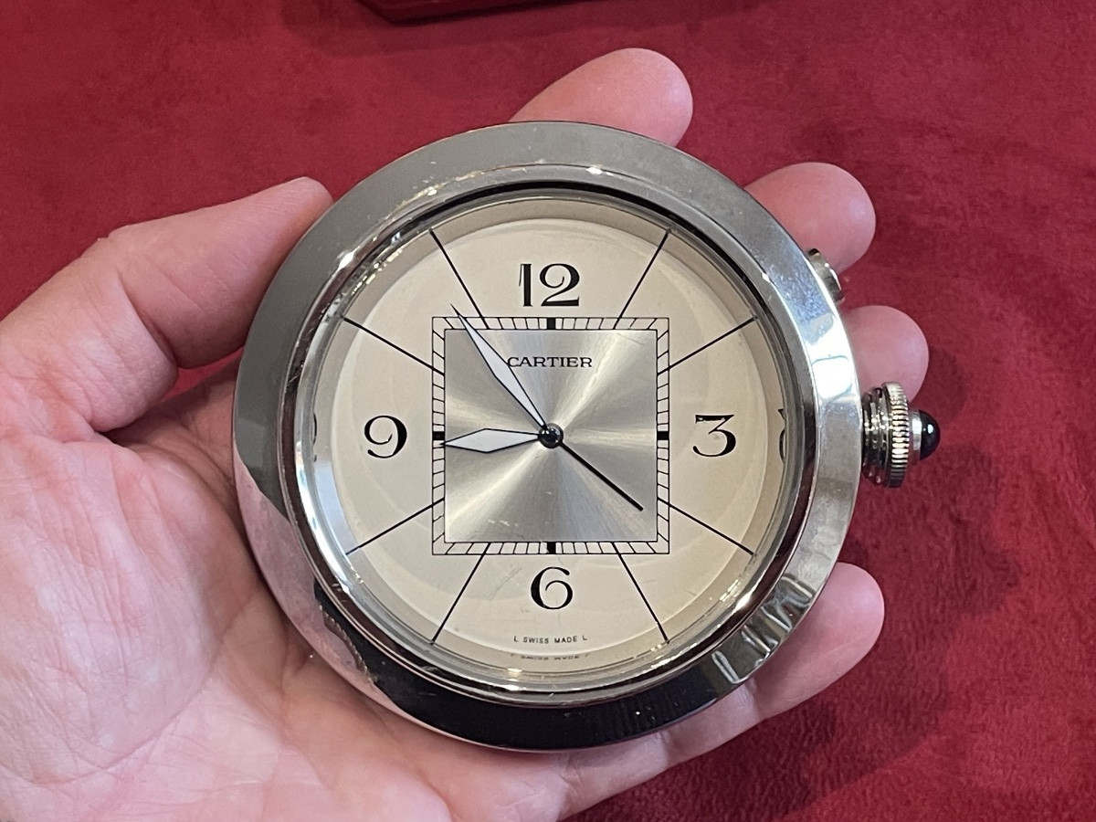 CARTIER - Réveil de Voyage Pasha-photo-4