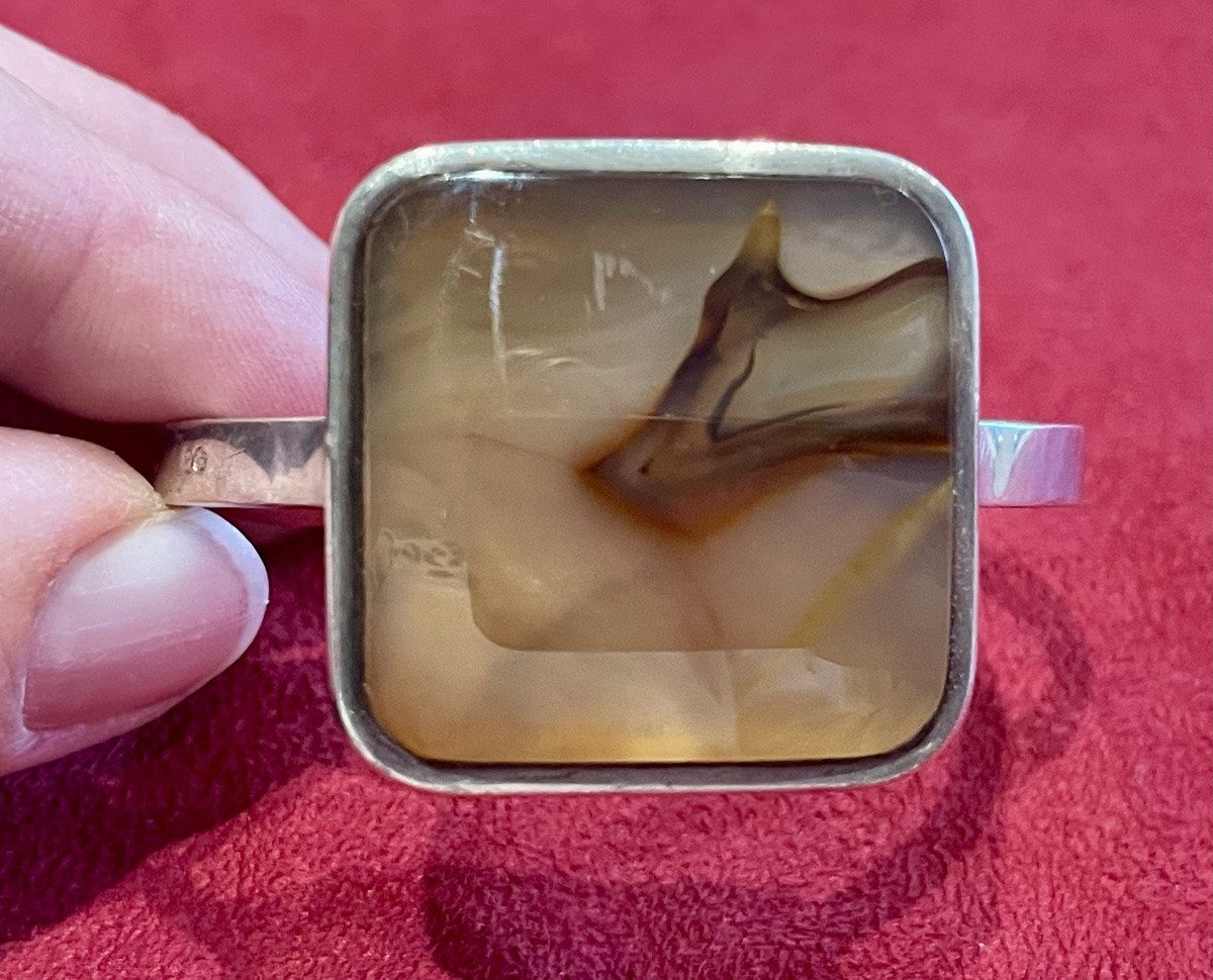 Christian LACROIX - Bracelet en Argent et Œil de Tigre-photo-2