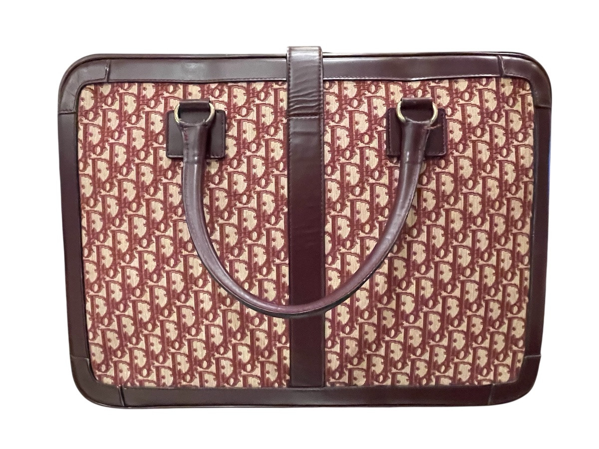 Christian Dior - Valide In Vintage Leather And Canvas-photo-2