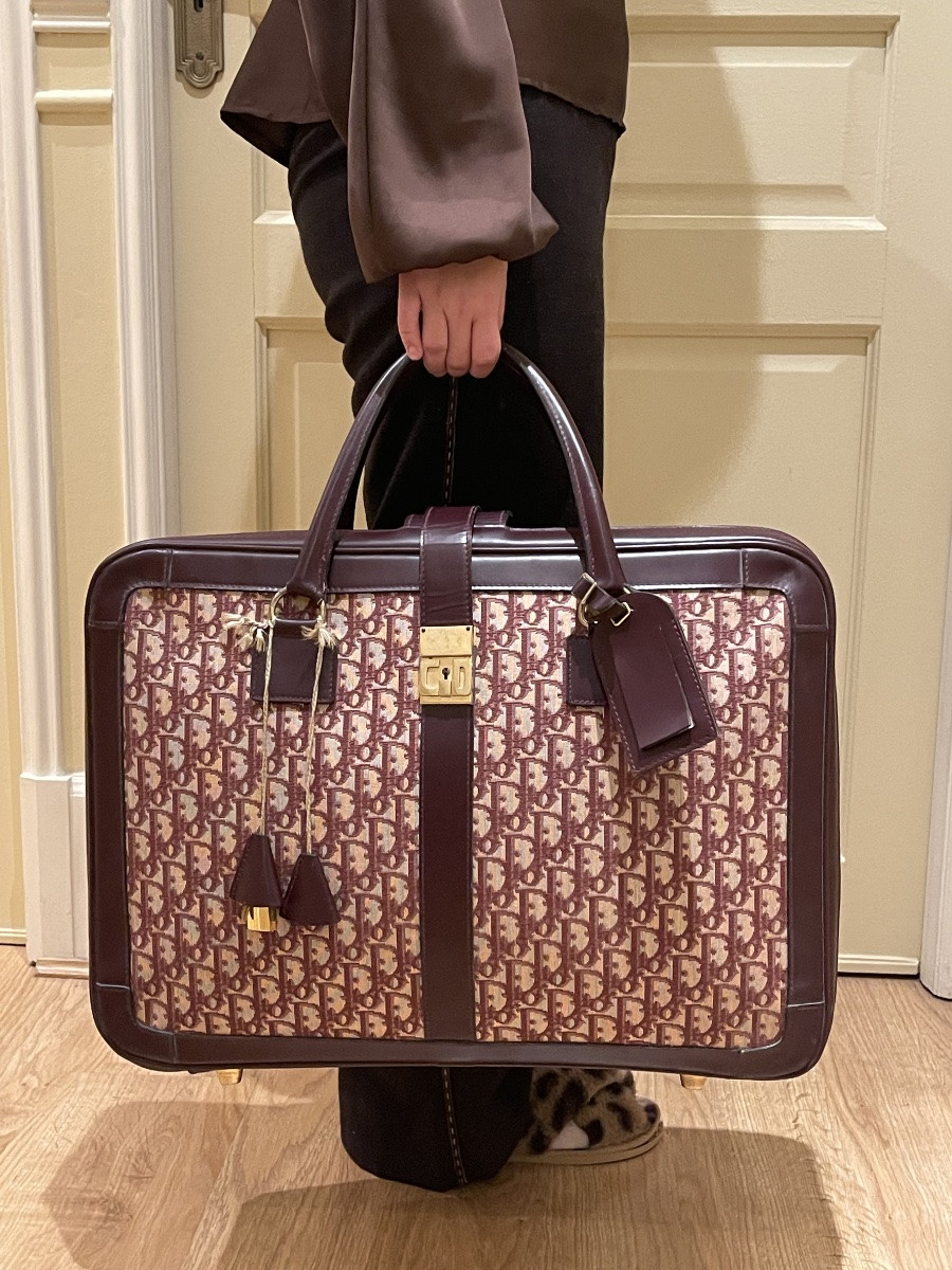 Christian Dior - Valide In Vintage Leather And Canvas-photo-8