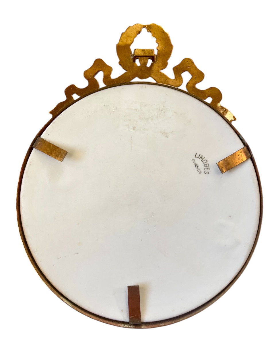 Limoges - Bouquet Of Flowers On Porcelain-photo-1