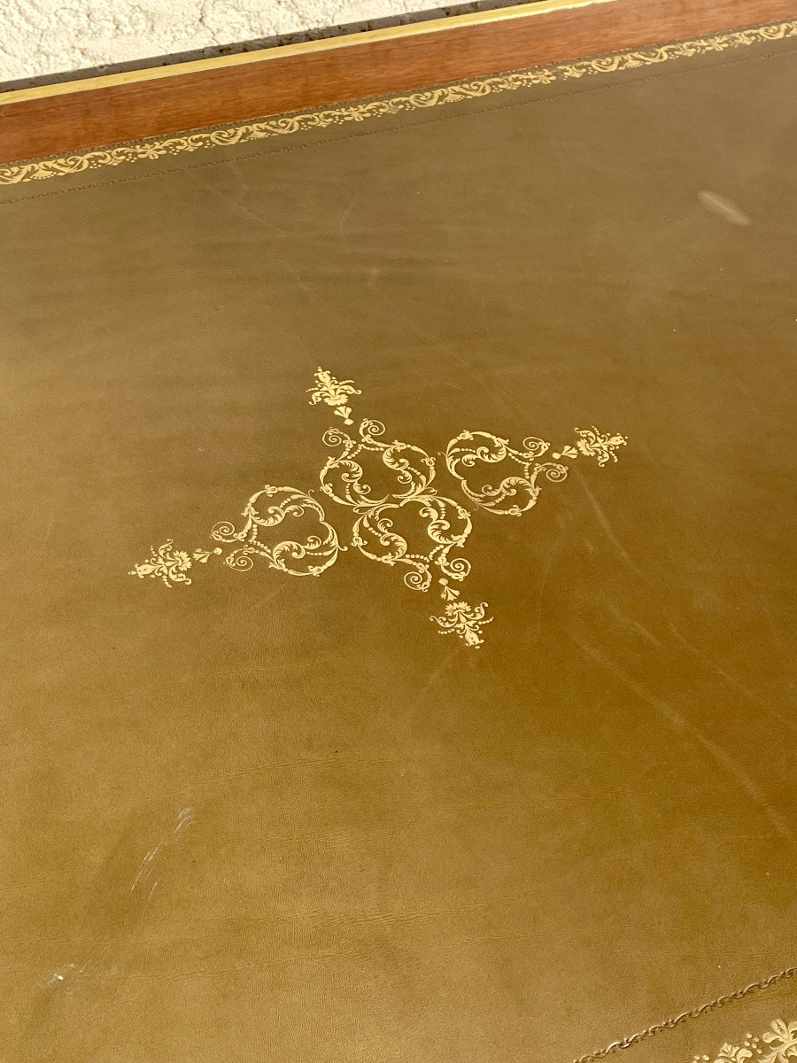 Bureau Plat de Milieu de Style Louis XVI-photo-4