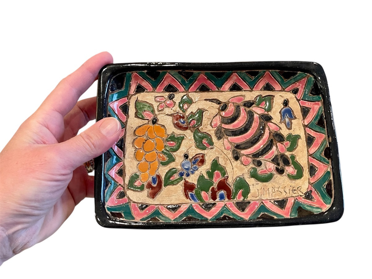 J. MASSIER - Paire de Vides-poches Vallauris-photo-1