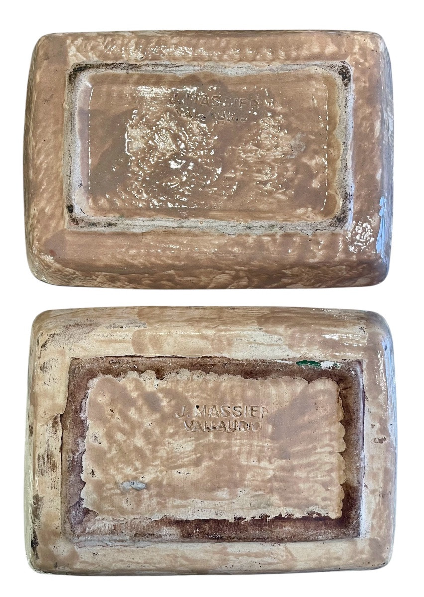 J. MASSIER - Paire de Vides-poches Vallauris-photo-5