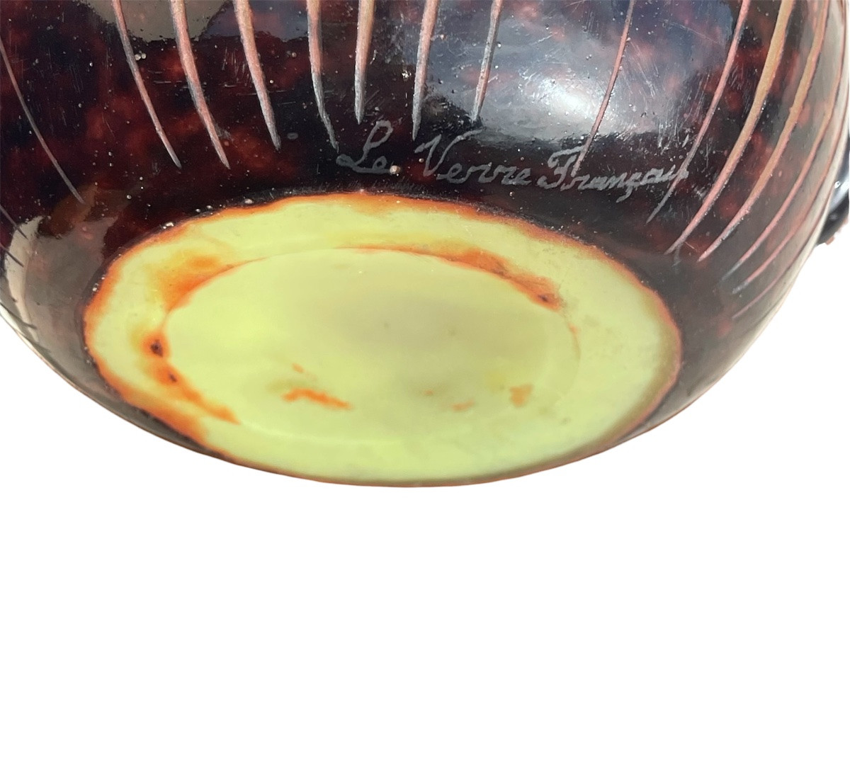 Charles Schneider - "spiral" Pitcher/jug, French Glass -photo-6