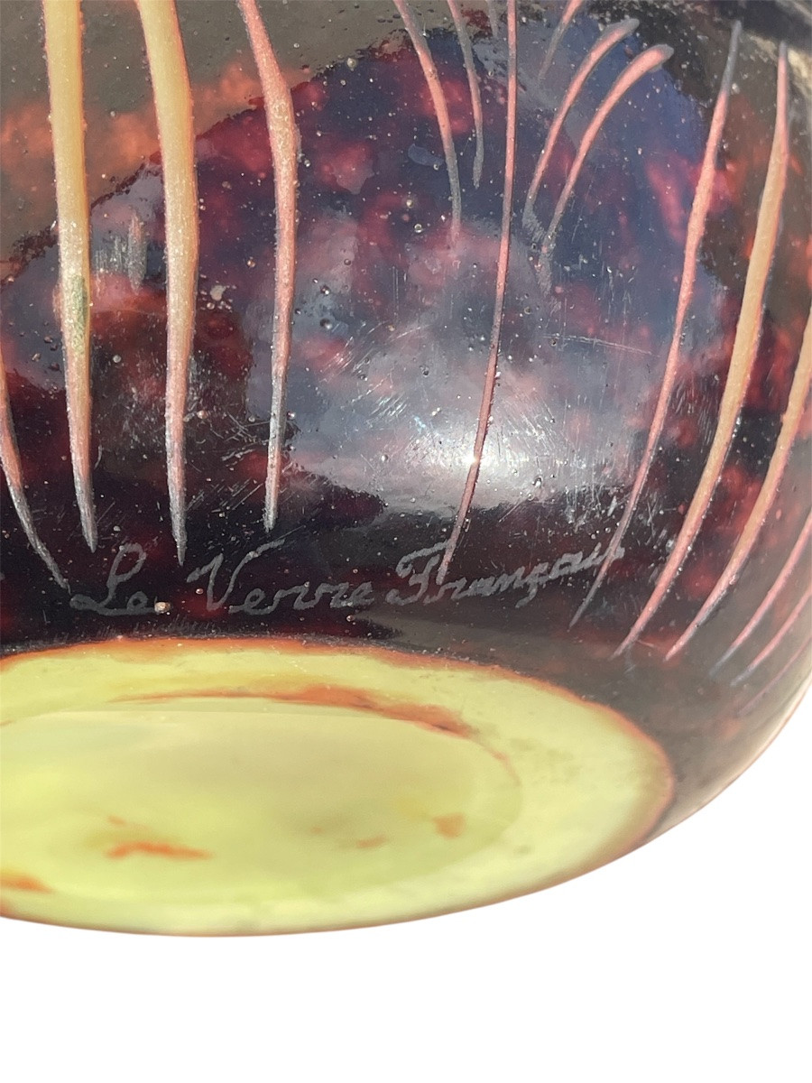 Charles Schneider - "spiral" Pitcher/jug, French Glass -photo-7