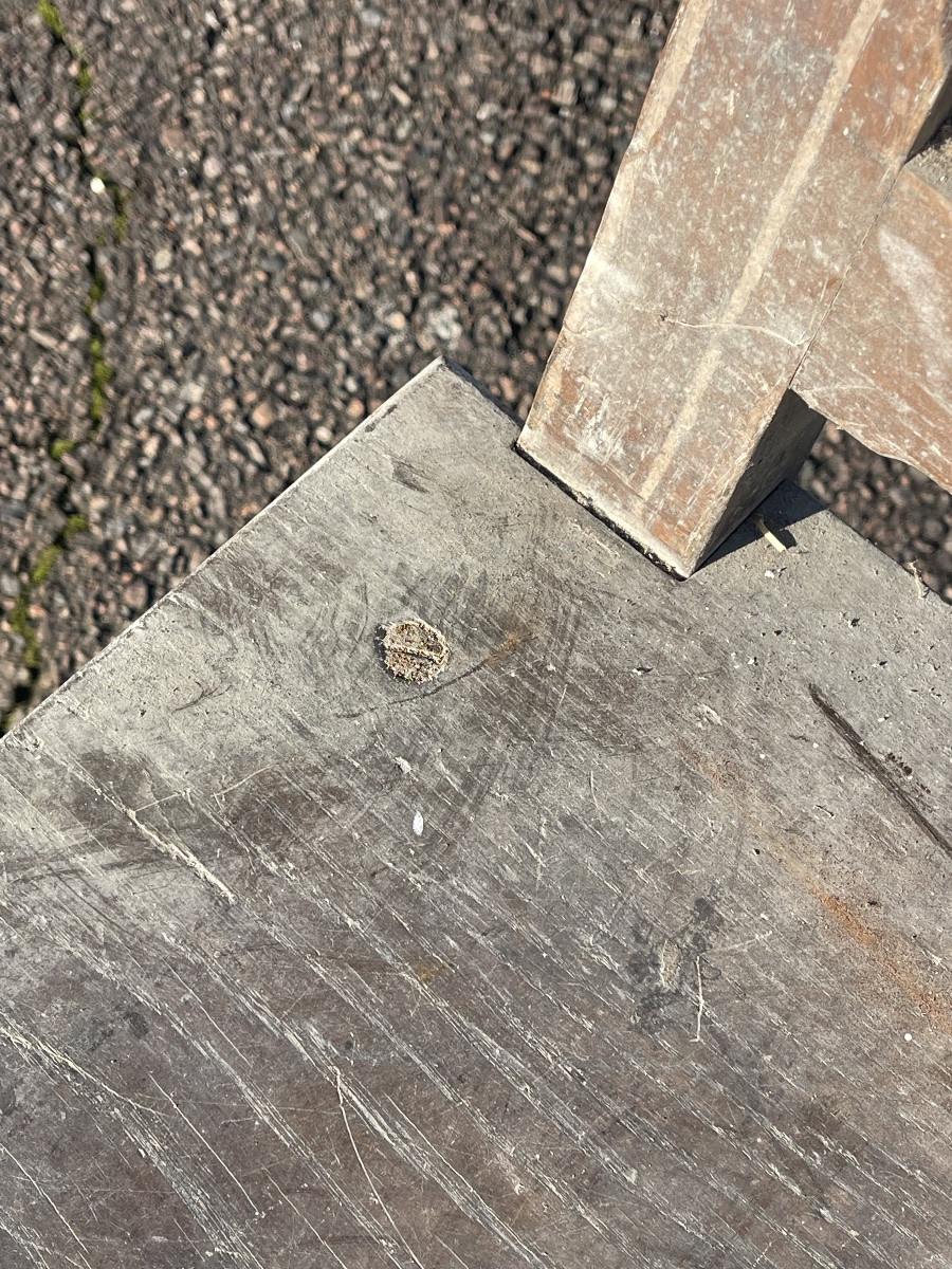 Carved Wooden Bench -photo-3