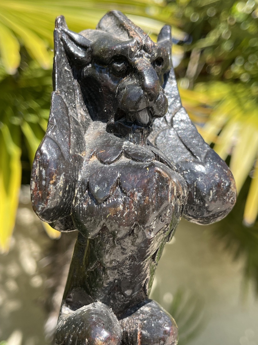 Banc Coffre Style Gothique -photo-1