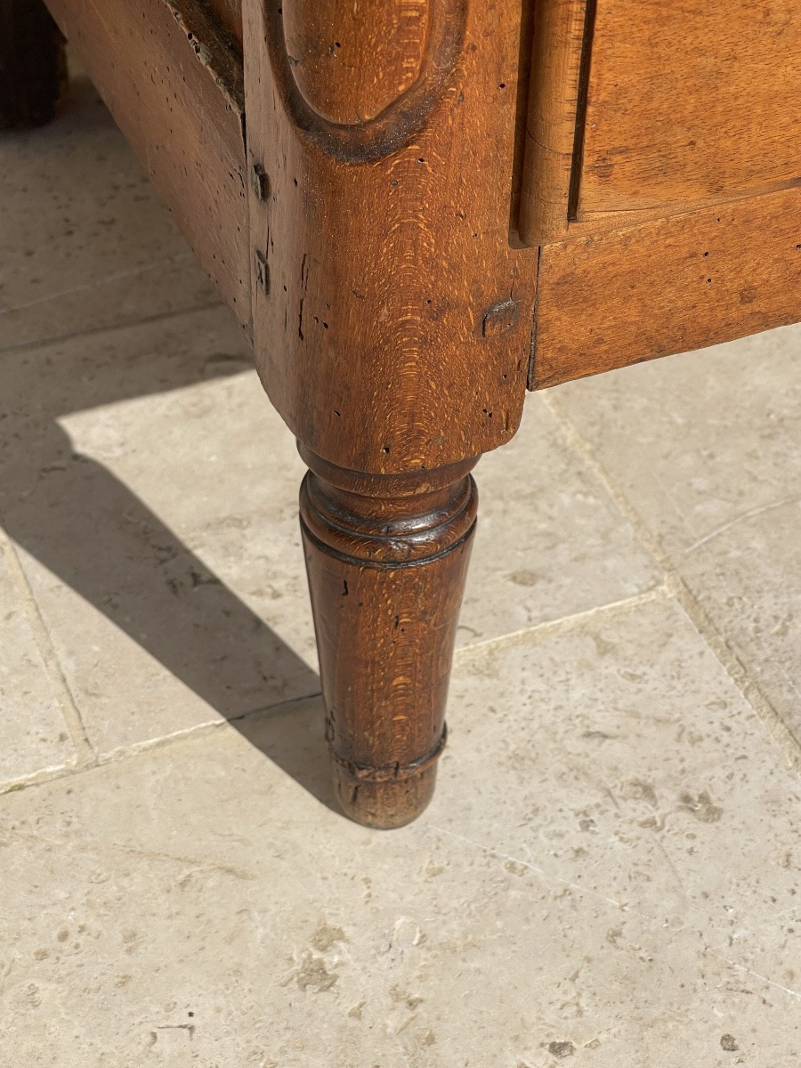 Small Louis XVI Style Walnut Chest Of Drawers.-photo-4