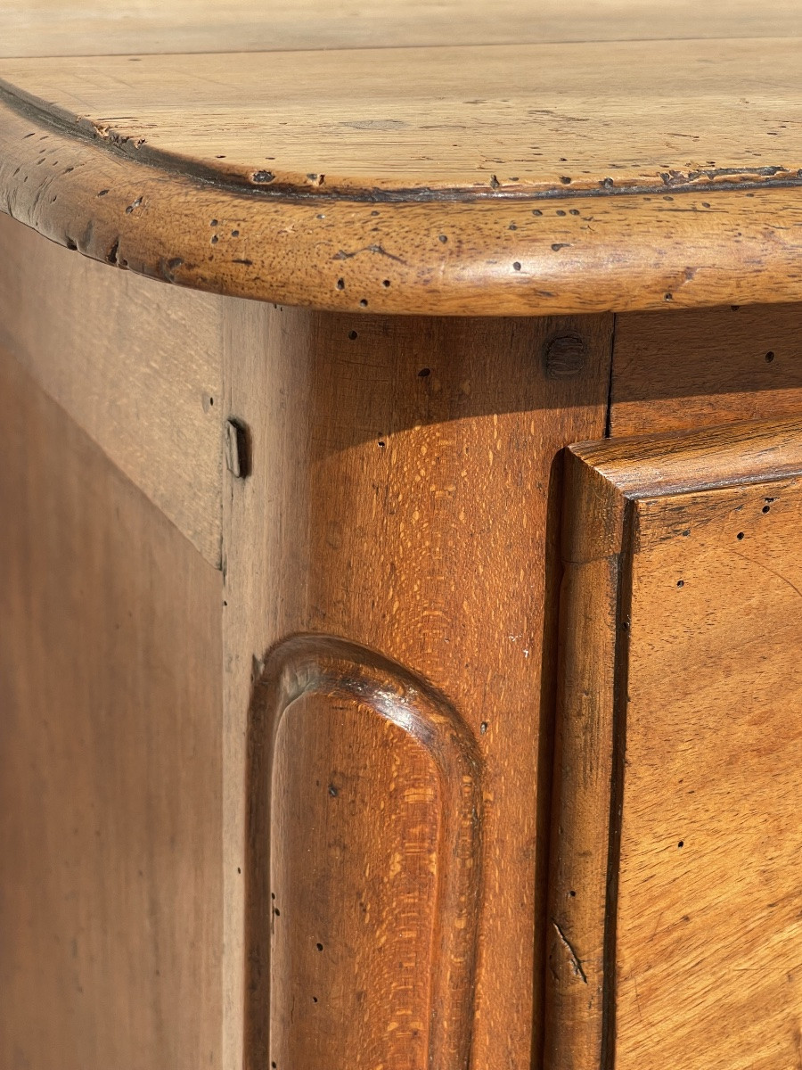 Small Louis XVI Style Walnut Chest Of Drawers.-photo-5