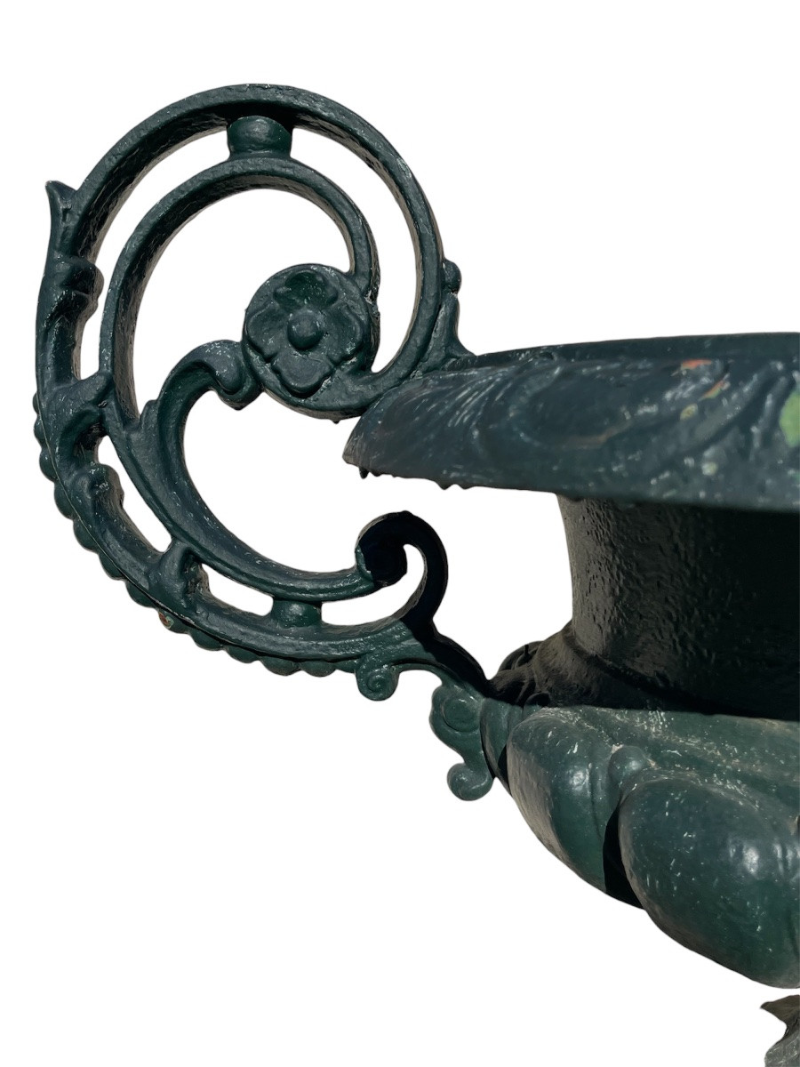 Napoleon III Garden Bowl/basin And Column -photo-1